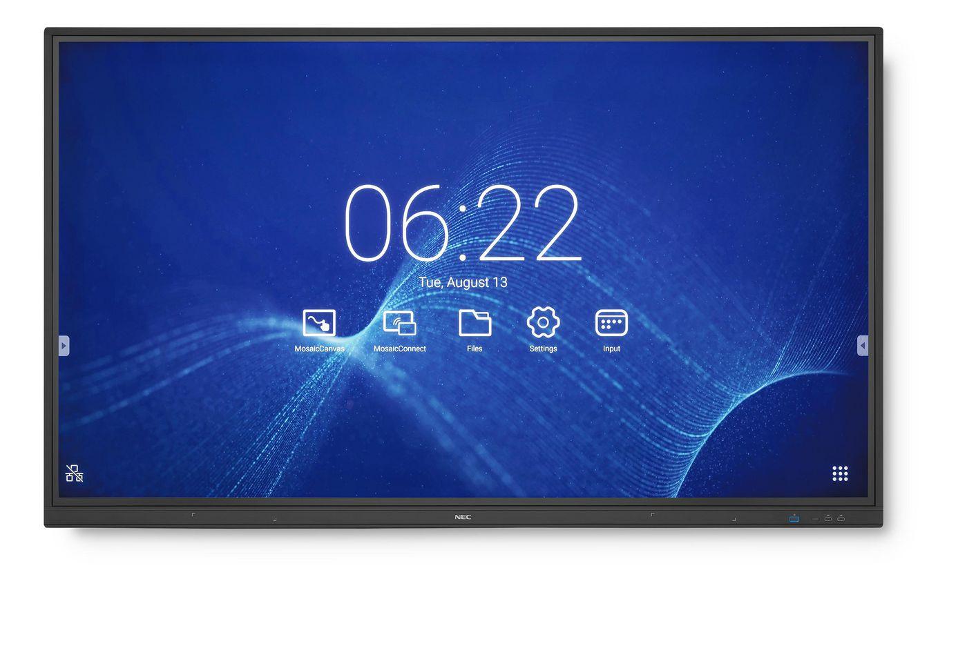 NEC CB751Q lavagna interattiva 190,5 cm [75] 3840 x 2160 Pixel Touch screen Nero (CB751Q 75 INCH CB-Series Interactive Display)