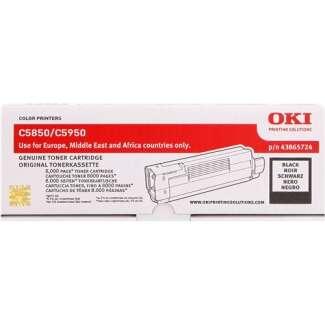 43865724 TONER NERO OKI C5850N 8K