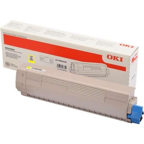 46443101 TONER GIALLO C833/843