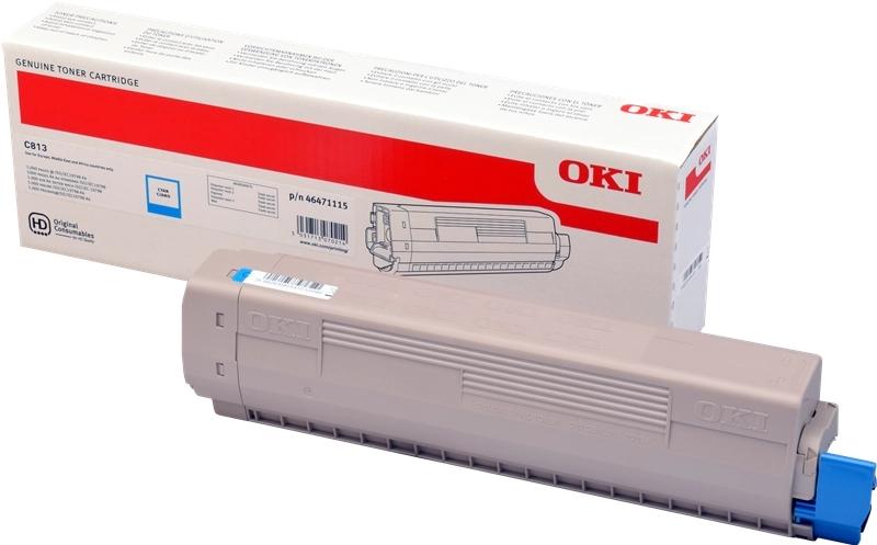 OKI 46471115 cartuccia toner 1 pz Originale Ciano (OKI Cyan Toner Cartridge 5K pages - 46471115)