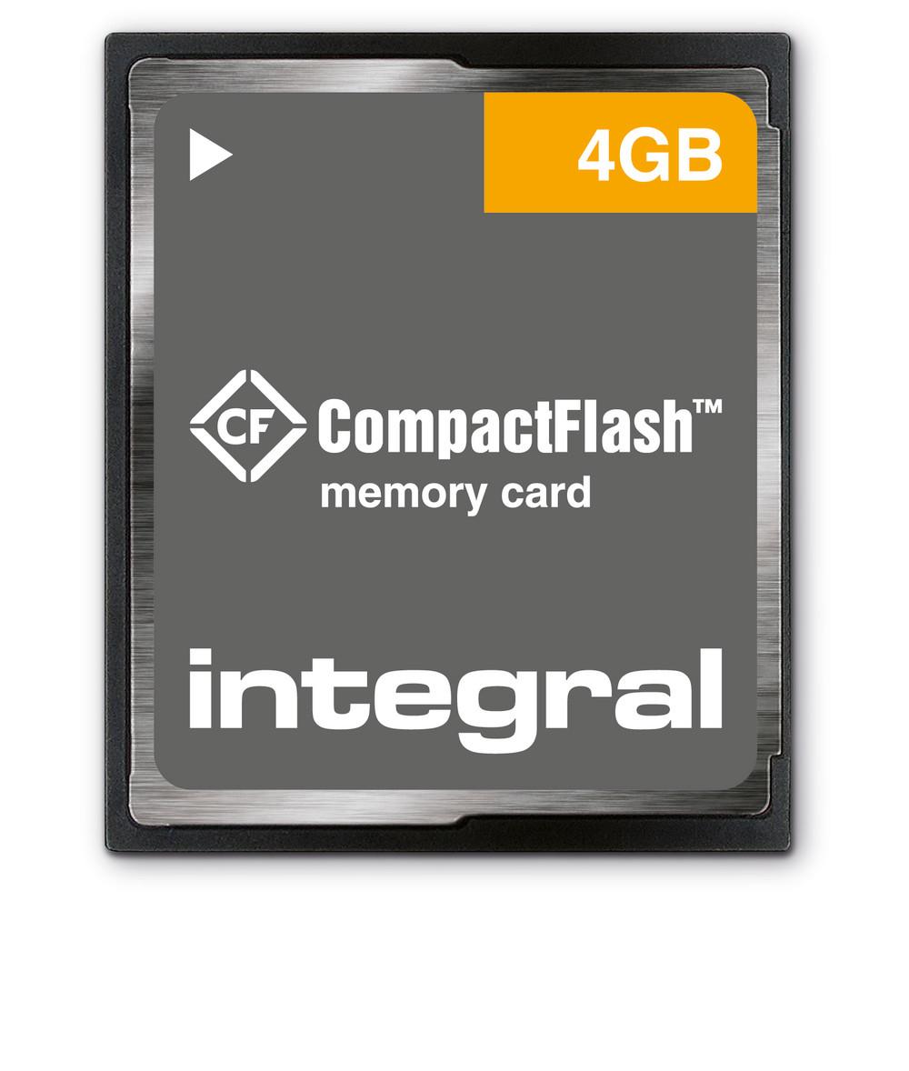 INTEGRAL - CARTE MÉMOIRE FLASH - 4 GO - COMPACTFLASH