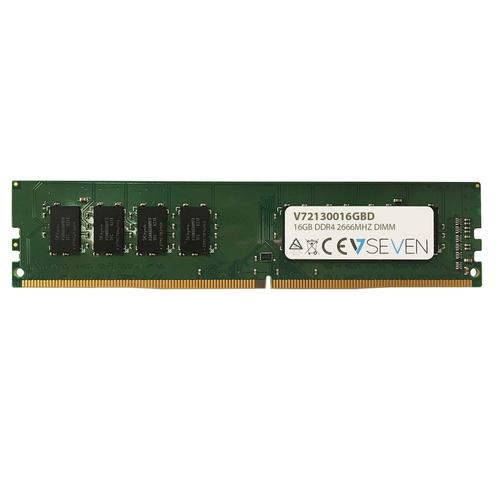 V7 16GB DDR4 PC4-21300 - 2666MHZ 1.2V DIMM Modulo di Memoria per PC - V72130016GBD (16GB DDR4 2666MHZ CL19 NON ECC - DIMM PC4-2