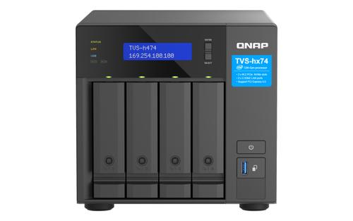 QNAP TVS-H474 NAS Tower Collegamento ethernet LAN Nero G7400