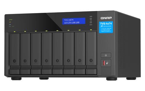 QNAP TVS-h874 NAS Tower Collegamento ethernet LAN Nero i5-12400