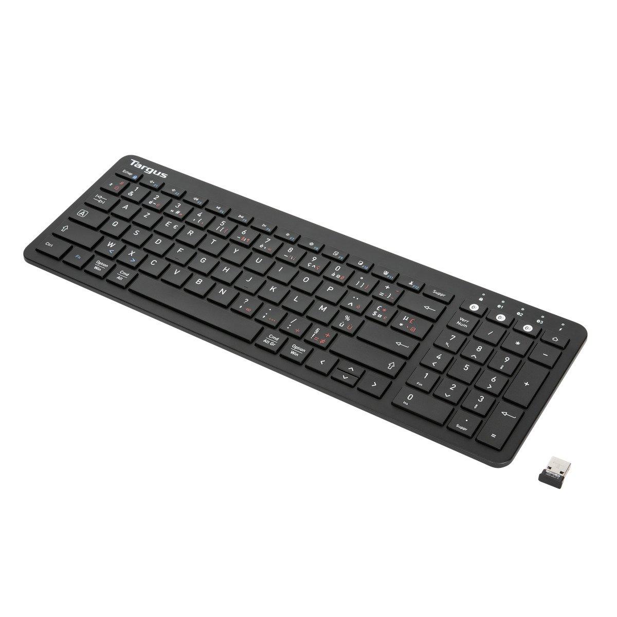 Targus AKB863FR tastiera Bluetooth AZERTY Francese Nero