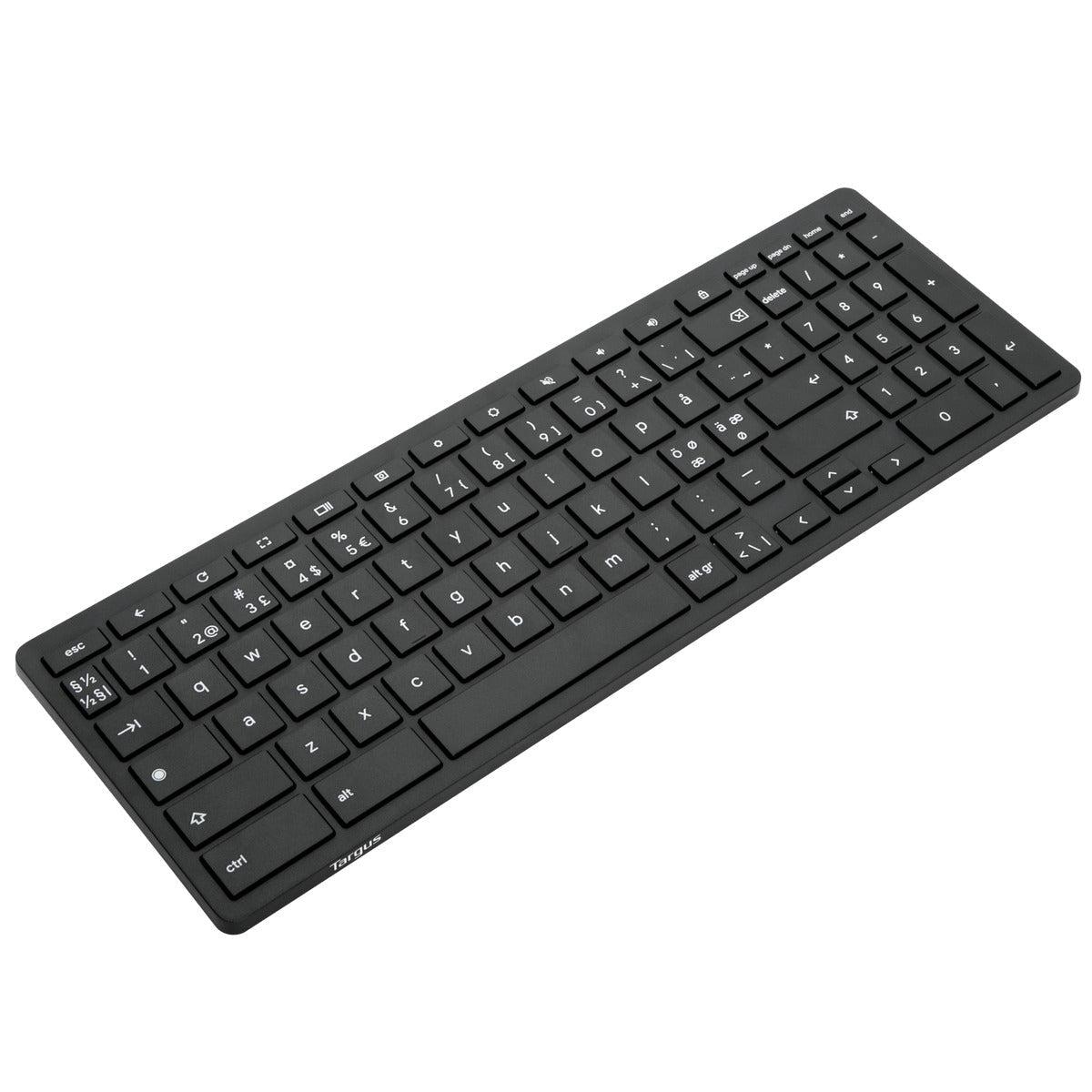 Targus AKB872NO tastiera Bluetooth QWERTY Nordic Nero