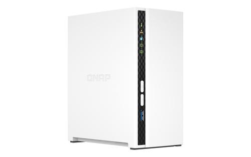 QNAP TS-233 NAS Mini Tower Collegamento ethernet LAN Bianco (QNAP TS-233/12TB N300 2 Bay)