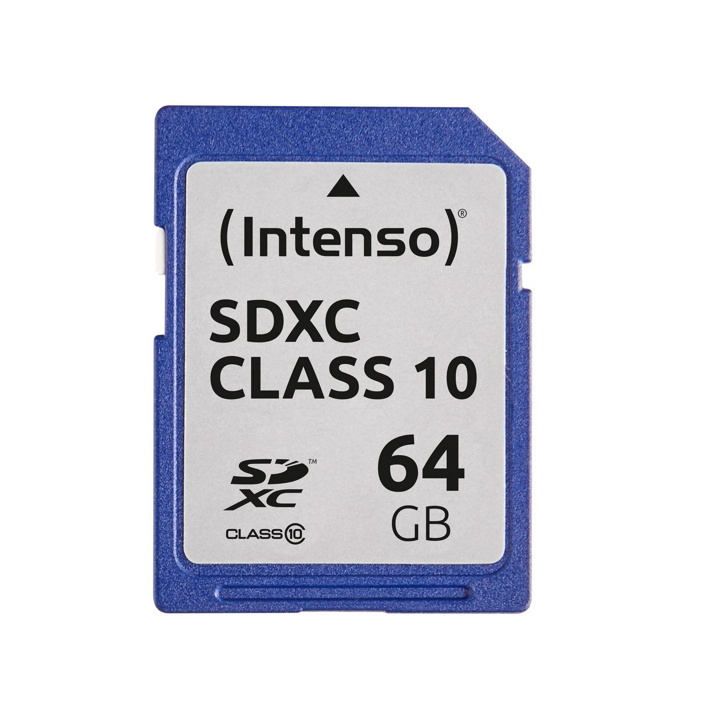 Scheda SDXC da 64 GB, Classe 10