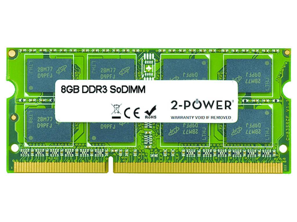 2-Power 2P-CT102464BF160B memoria 8 GB 1 x 8 GB DDR3L 1600 MHz (8GB MultiSpeed 1066/1333/1600 MHz SODIMM)