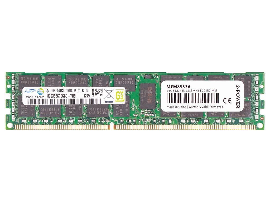 2-Power 2P-647653-081 memoria 16 GB 1 x 16 GB DDR3L 1333 MHz Data Integrity Check [verifica integritàƒÂ  dati] (16GB DDR3 1