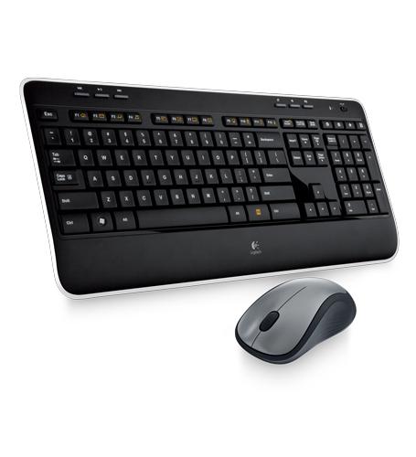 Logitech MK520 tastiera Mouse incluso RF Wireless Nero, Grigio