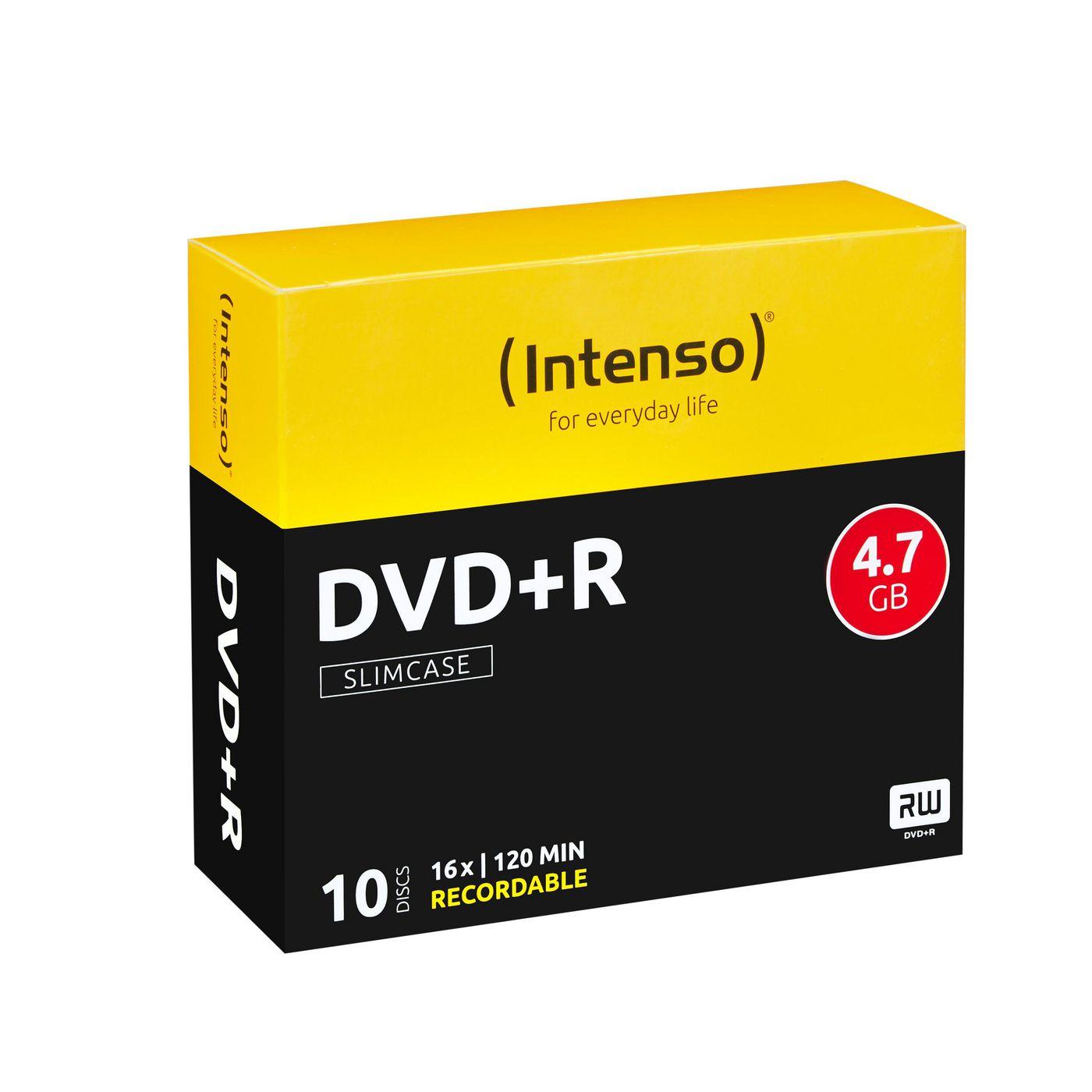 DVD+R 4,7GB, velocità 16x Sottile