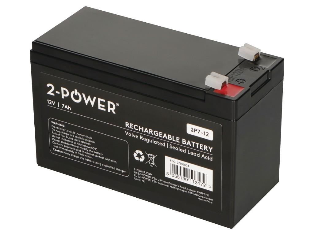 2-Power 12V 7Ah VRLA Battery