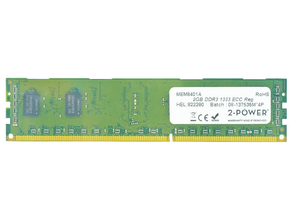 2-Power MEM8401A memoria 2 GB 1 x 2 GB DDR3 1333 MHz Data Integrity Check [verifica integritàƒÂ  dati] (2GB DDR3 1333MHz EC