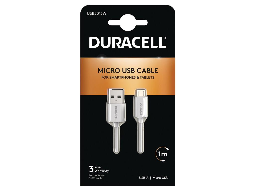 Duracell USB-A to Micro USB Cable 1m