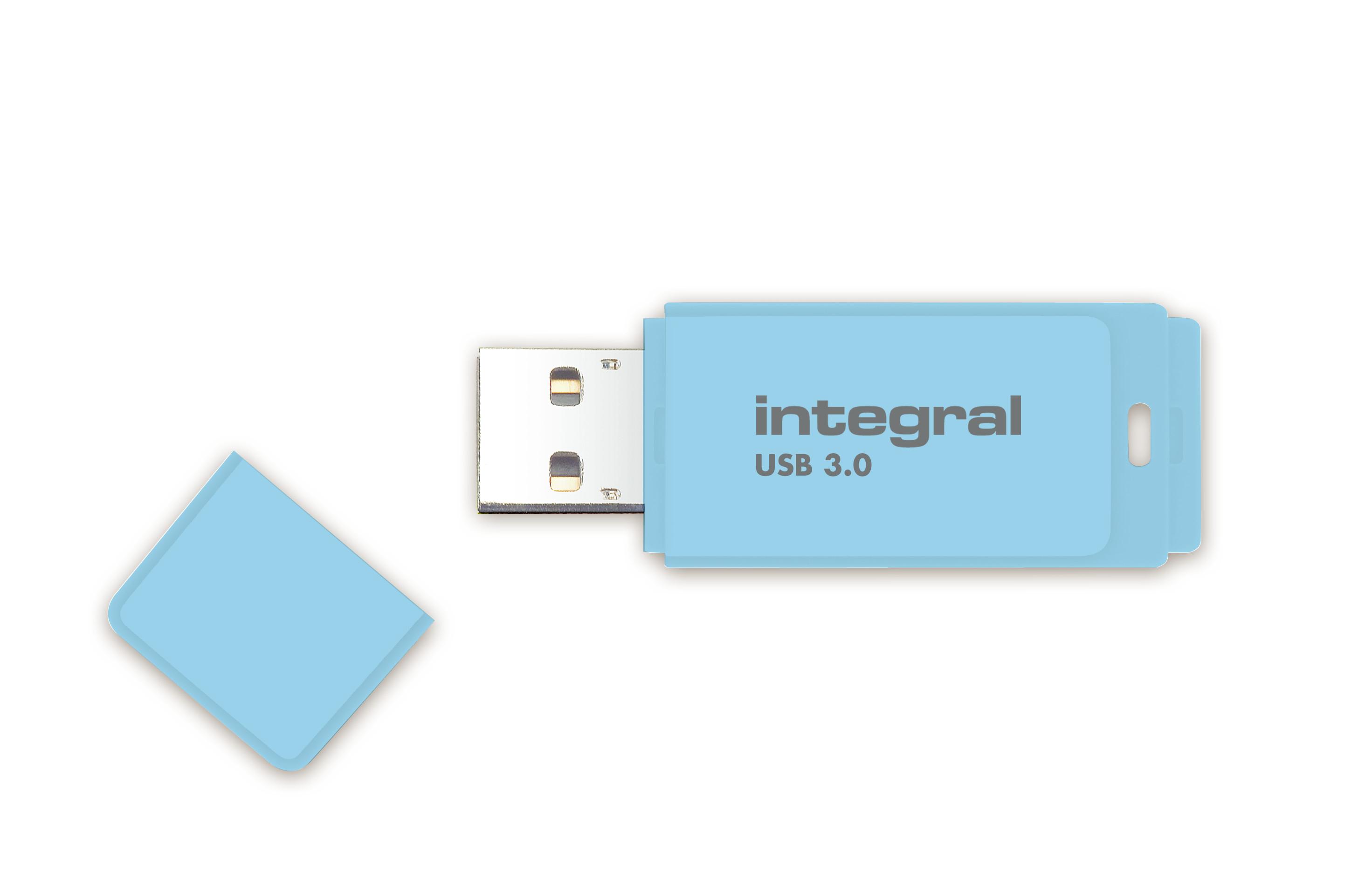 Integral 16GB USB3.0 DRIVE PASTEL BLUE SKY UP TO R-80 W-10 MBS unità flash USB USB tipo A 3.2 Gen 1 (3.1 Gen 1) Blu