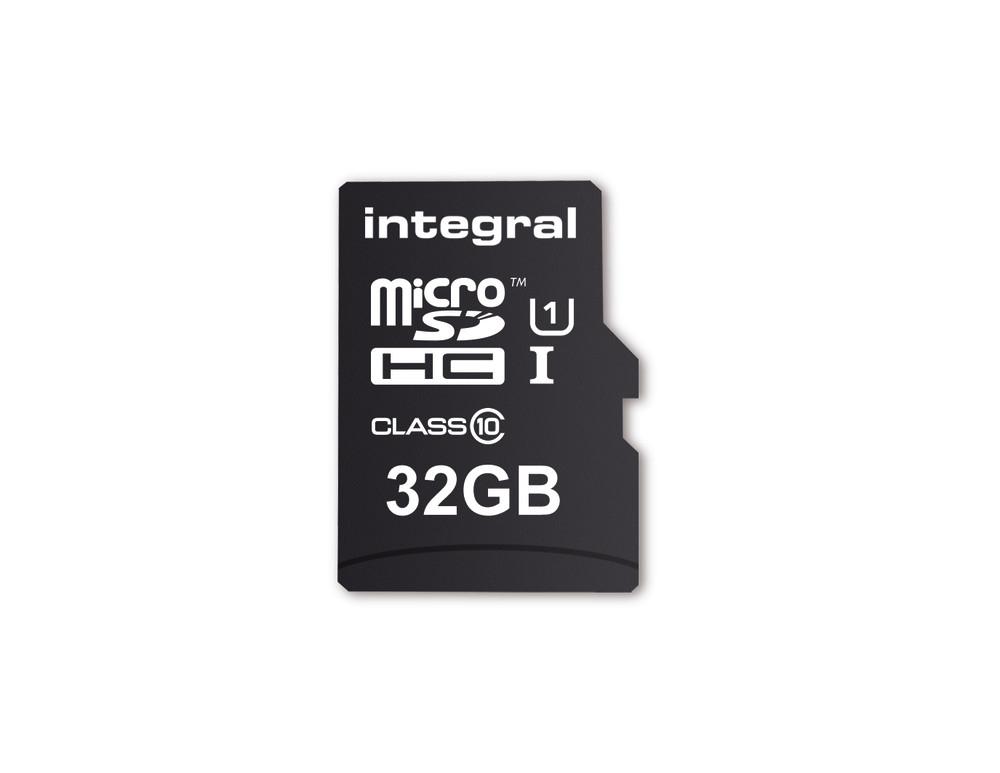 Integral INMSDH32G10-90U1 UltimaPro 32 GB Class 10 MicroSDHC Memory Card MicroSD UHS-I