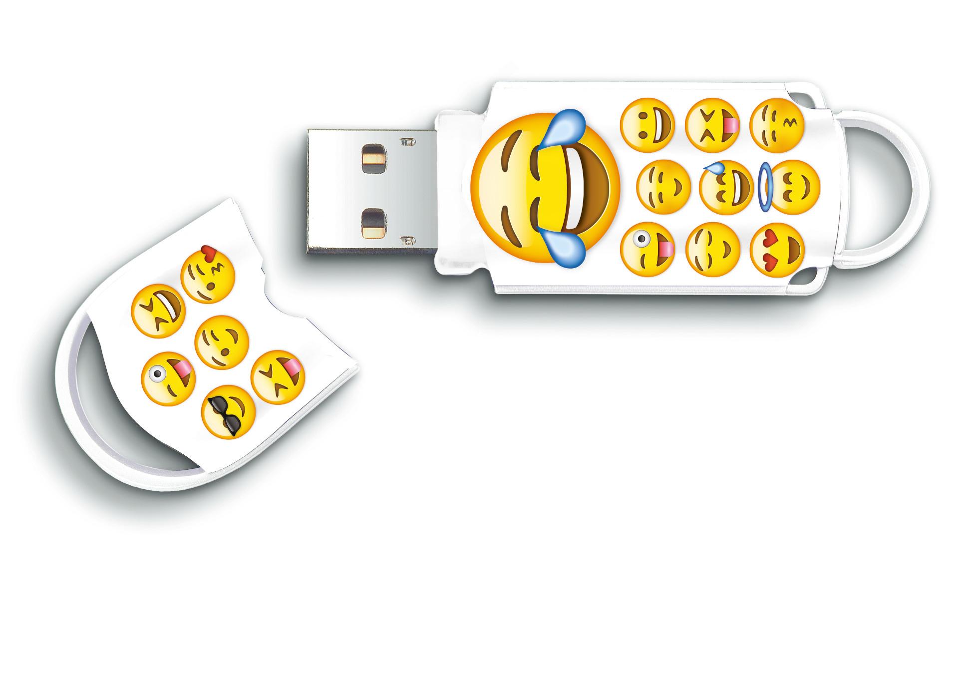 Integral 16GB USB2.0 DRIVE XPRESSION EMOJI unità flash USB USB tipo A 2.0 Multicolore