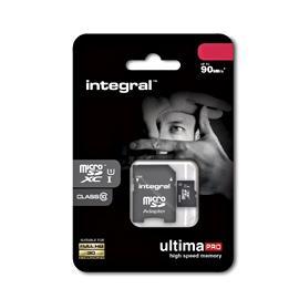 Integral INMSDX128G10-90U1 memoria flash 128 GB MicroSDXC UHS-I Classe 10 (128GB MICRO SDXC CL10 UHS-1 U1 90 MBS ADAPTER INTEGR