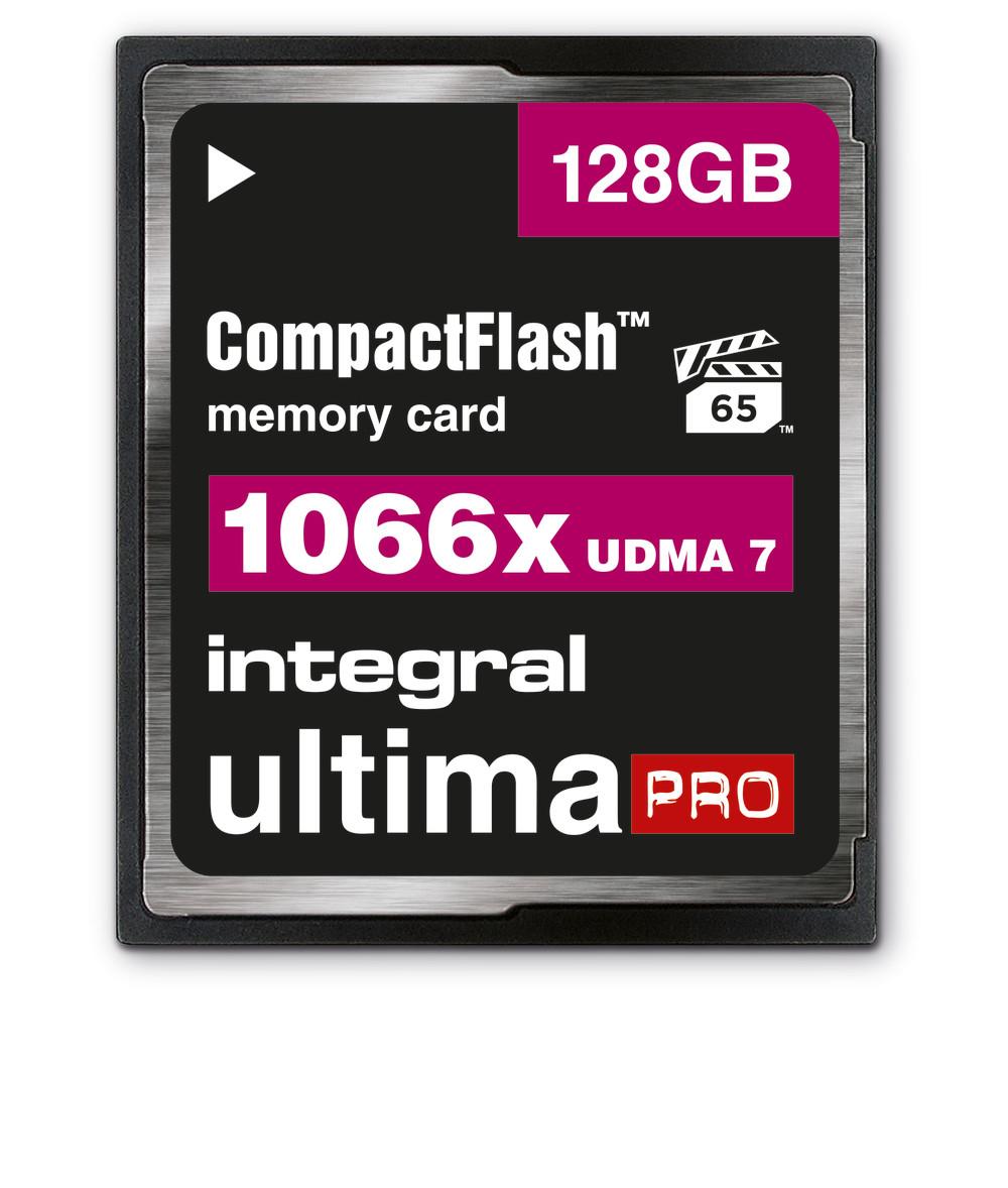 Integral 128GB ULTIMAPRO COMPACTFLASH 1066X CFast (128GB COMPACT FLASH MEMORY CARD CF UDMA 7 VPG-65 UP TO R-160 W-135 1066X INT