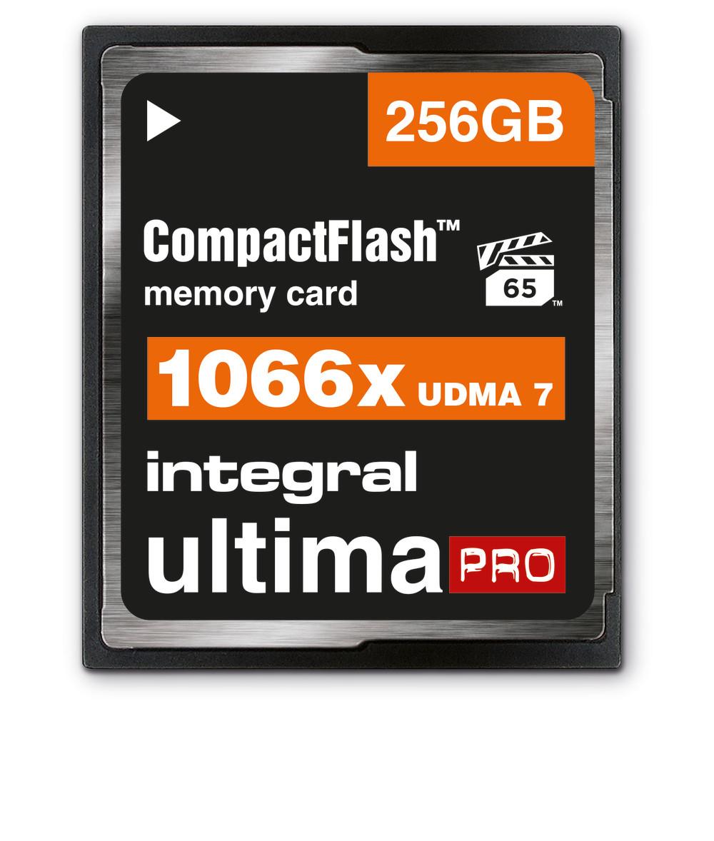 Integral 256GB ULTIMAPRO COMPACTFLASH 1066X CFast (256GB COMPACT FLASH MEMORY CARD CF UDMA 7 VPG-65 UP TO R-160 W-140 1066X INT