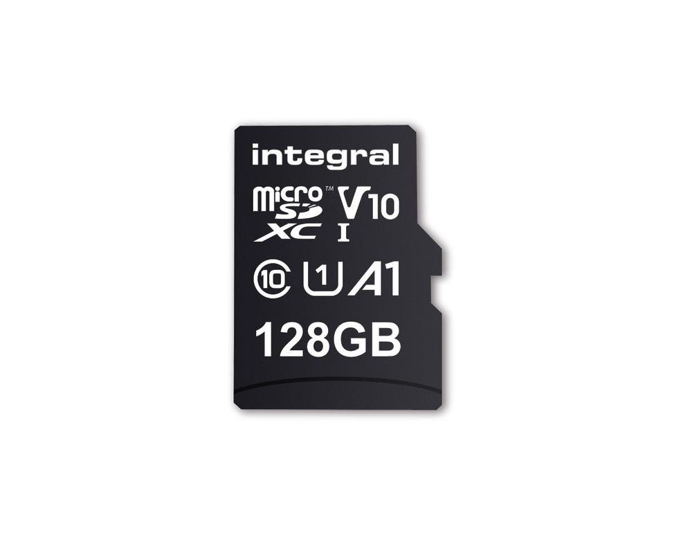 Integral 128GB HIGH SPEED MICROSDHC/XC V10 UHS-I U1 MicroSD (128GB MICRO SDXC UHS-1 U1 CL10 V10 A1 UP TO 100MBS READ INTEGRAL)