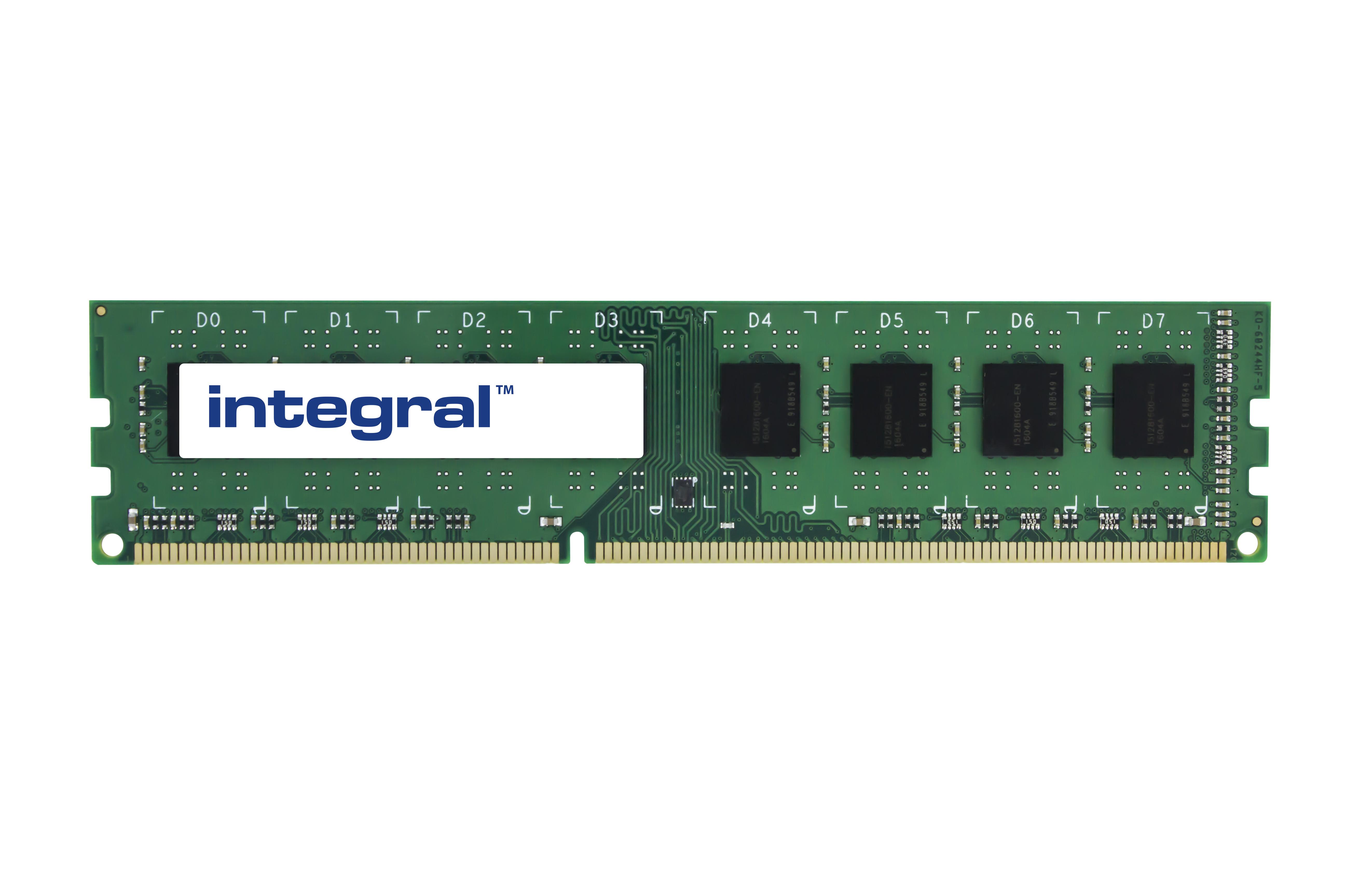 INTEGRAL - DDR3 - MODULE - 8 GO - DIMM 240 BROCHES - 1600 MHZ / PC3-12800 - CL11 - 1.5 V - MÉMOIRE SANS TAMPON - NON ECC