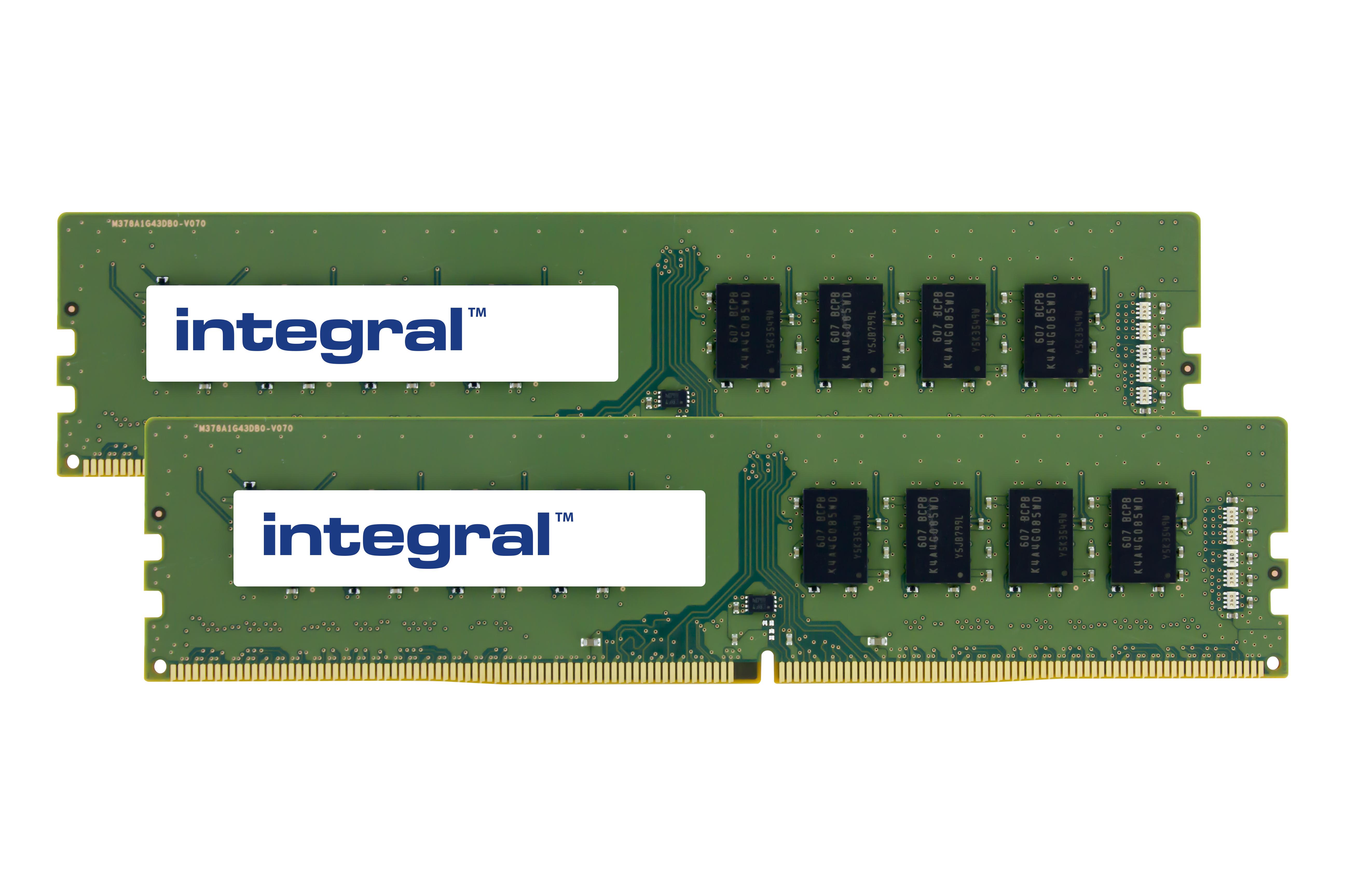 Integral 16GB [2x8GB] DDR4 2666MHz DESKTOP NON-ECC MEMORY MODULE memoria 8 GB (16GB [2x8GB] PC RAM KIT DDR4 2666MHZ PC4-21300 U