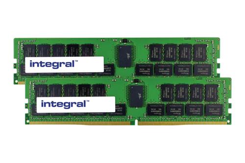 Integral 128GB [2x64GB] SERVER RAM MODULE KIT DDR4 3200MHZ PC4-25600 REGISTERD ECC RANK2 1.2V 4GX4 CL22 memoria Data Integrity