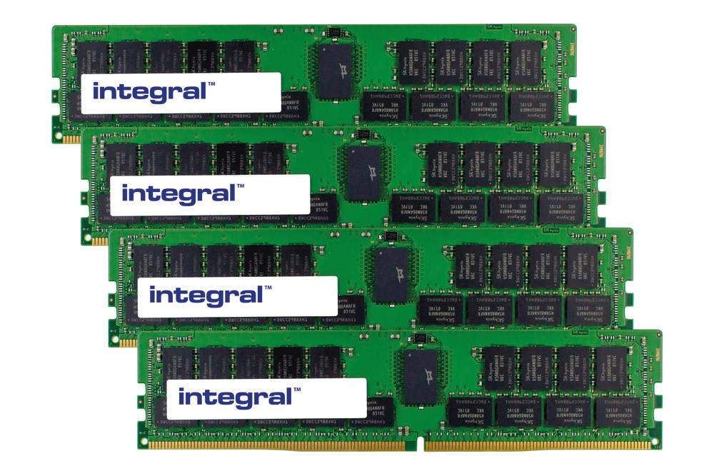 Integral 128GB [4x32GB] SERVER RAM MODULE KIT DDR4 2666MHZ memoria Data Integrity Check [verifica integritàƒÂ  dati] (128GB