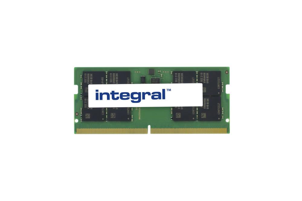 Integral 32GB LAPTOP RAM MODULE DDR5 4800MHZ PC5-38400 UNBUFFERED NON-ECC 1.1V 2GX8 CL40 memoria 1 x 32 GB (32GB LAPTOP RAM MOD