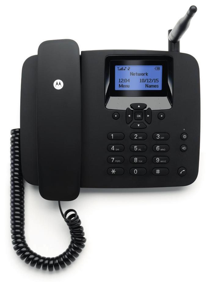 Motorola Solutions TELEFONO CON CAVO DIGITALE FW200L NERO 107FW200L