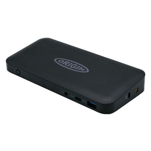 Origin Storage OSDOCK-USBC replicatore di porte e docking station per laptop USB 3.2 Gen 2 [3.1 Gen 2] Type-C Nero (Origin Stor