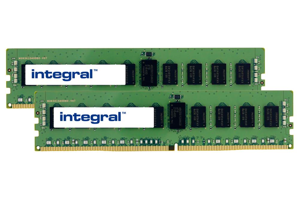 Integral 32GB [2x16GB] SERVER RAM MODULE KIT DDR4 2666MHZ EQV. TO 1JQ79AV F/ HP/COMPAQ memoria Data Integrity Check [verifica i