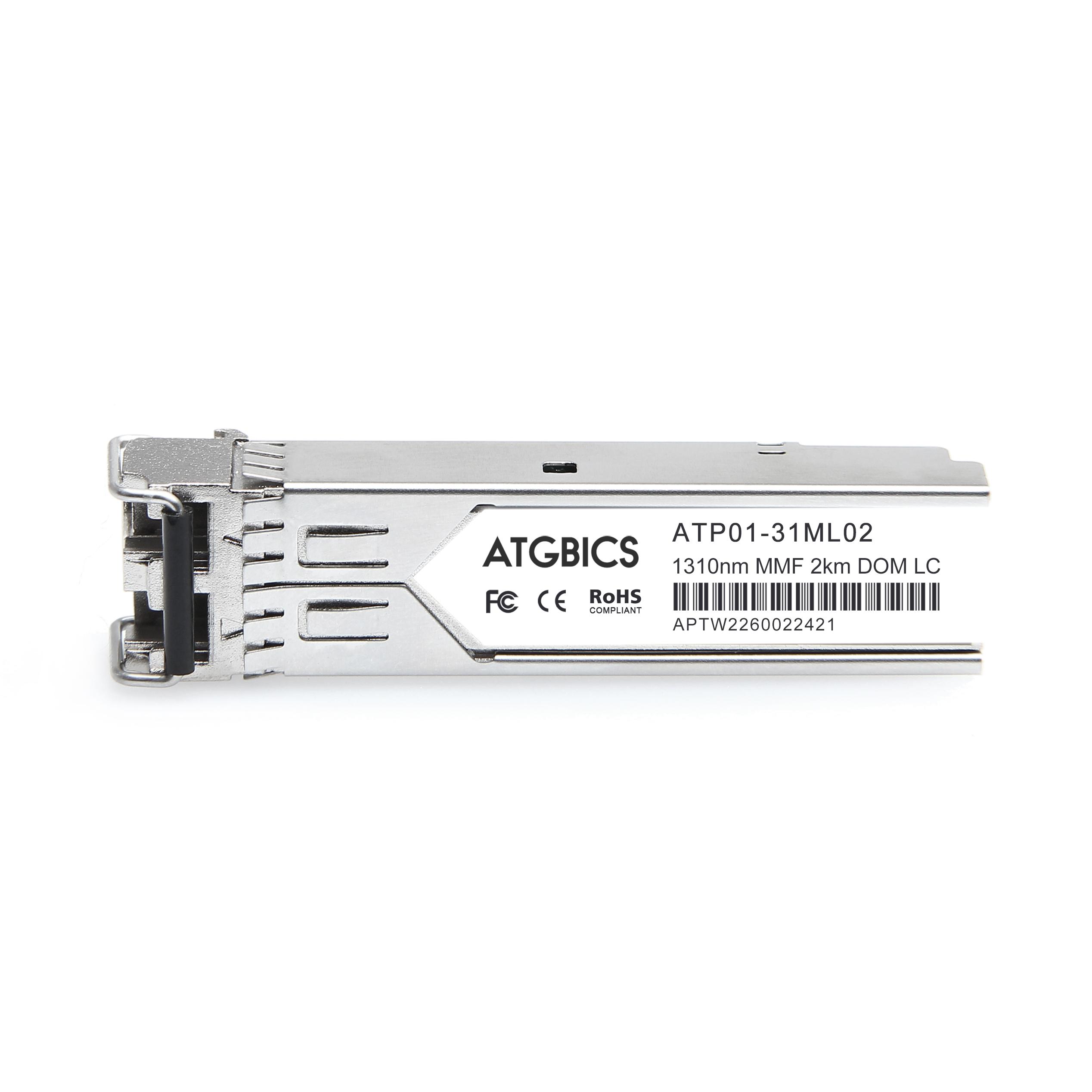 ATGBICS GLC-FE-100FX-C modulo del ricetrasmettitore di rete Fibra ottica 100 Mbit/s SFP 1310 nm