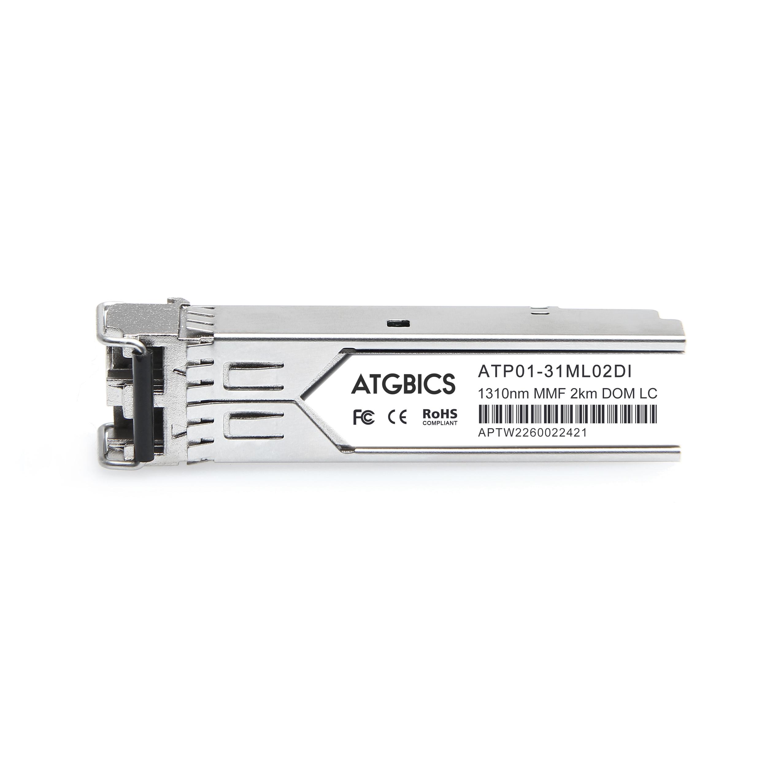 ATGBICS GLC-FE-100FX-RGD-C modulo del ricetrasmettitore di rete Fibra ottica 100 Mbit/s SFP 1310 nm