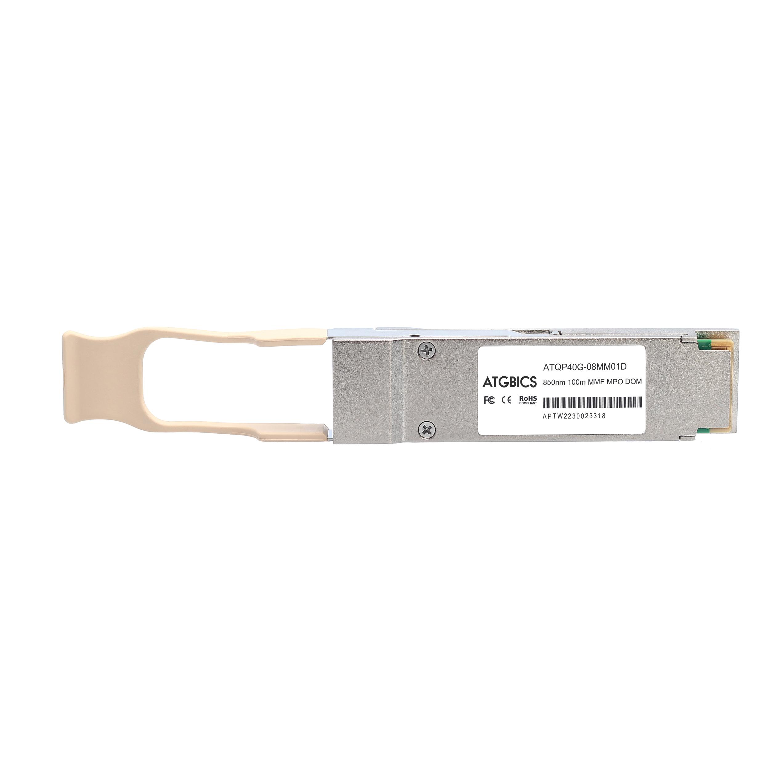 ATGBICS QSFP-40G-SR4-AR-C modulo del ricetrasmettitore di rete Fibra ottica 40000 Mbit/s QSFP+ 850 nm