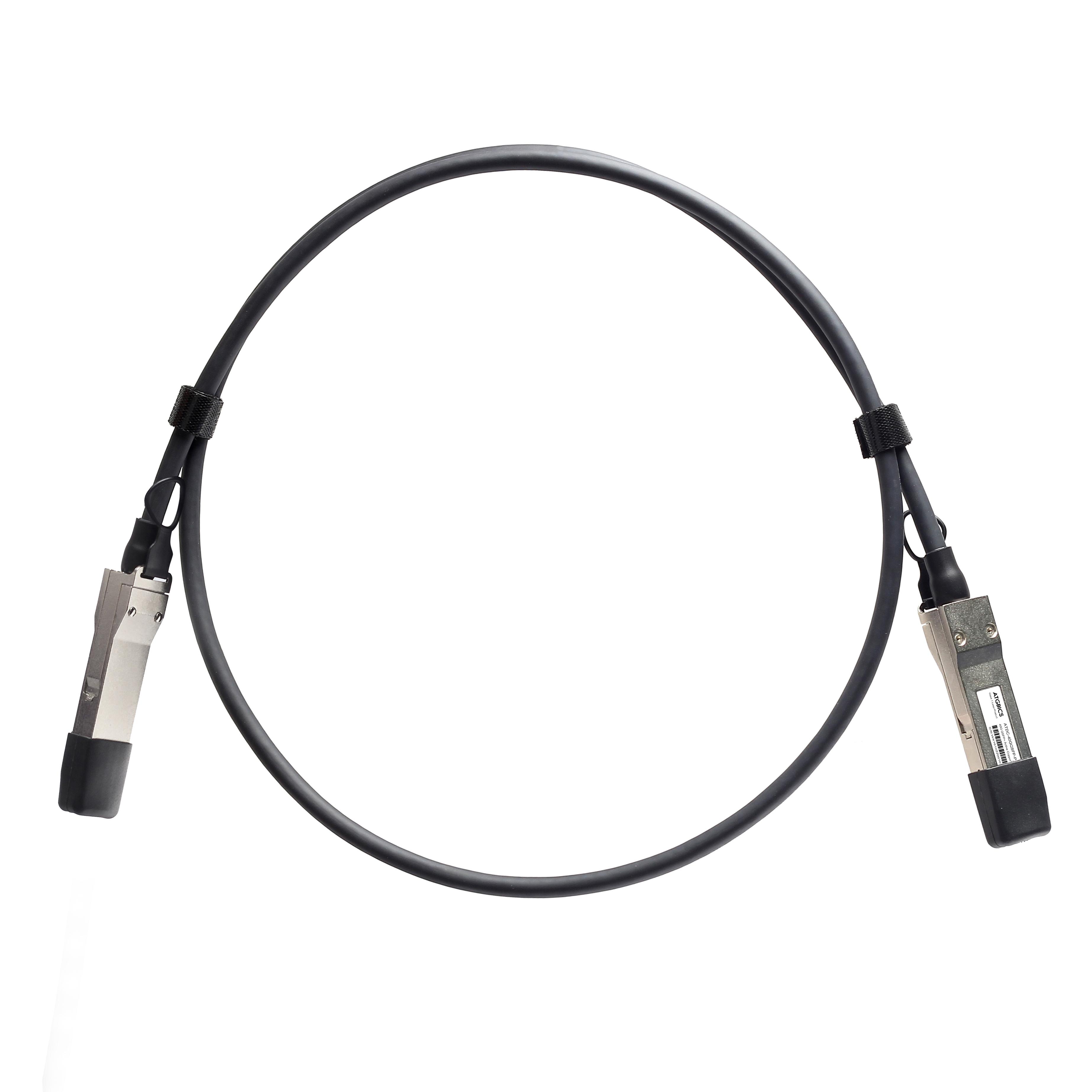 ATGBICS QSFP-H40G-CU50CM-C cavo InfiniBand e in fibra ottica 0,5 m QSFP+ Nero