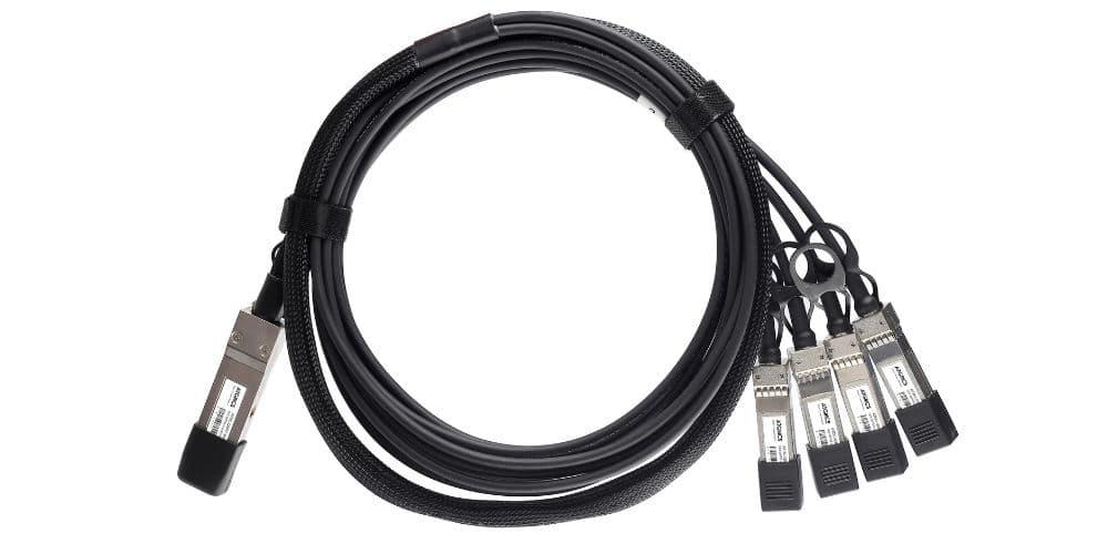 ATGBICS JNP-100G-DAC-3M-C cavo InfiniBand e in fibra ottica QSFP28 Nero