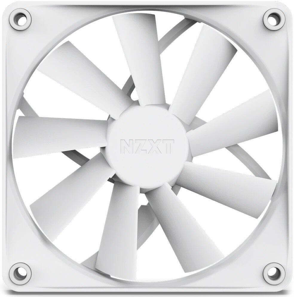 NZXT F120Q Case per computer Ventilatore 12 cm Bianco 1 pz (NZXT F120Q Quiet Airflow Fan White - 120mm)