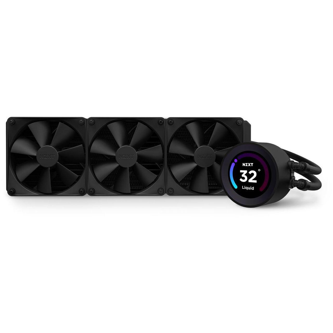 NZXT Kraken Elite 360 Processore Raffreddatore di liquidi tutto in uno 12 cm Nero 1 pz (NZXT Kraken Elite 360 Black 1700/A)