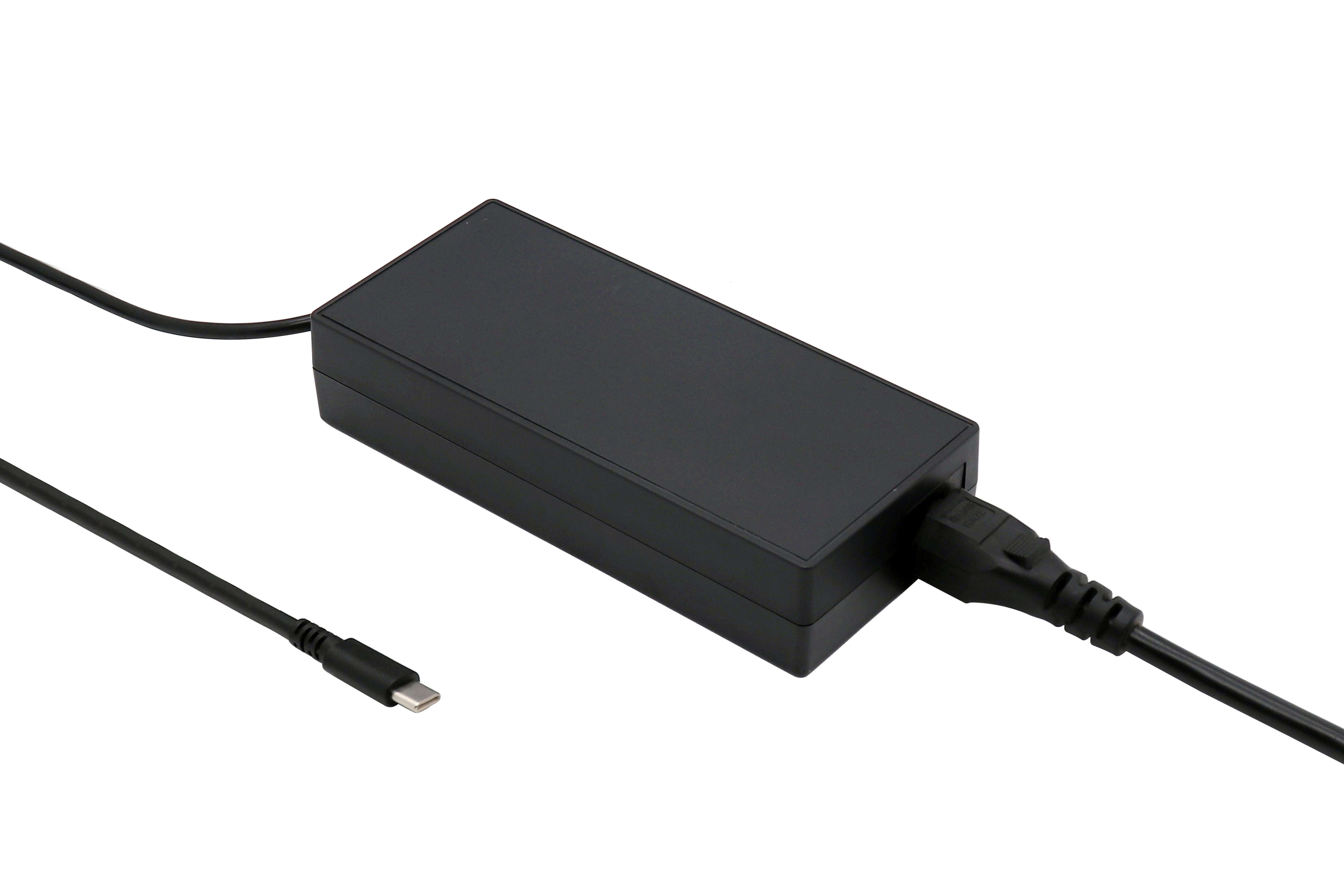 100W USB-C AC Adapter with 8 output voltages for all USB-C devices up to 100W - UK Connections