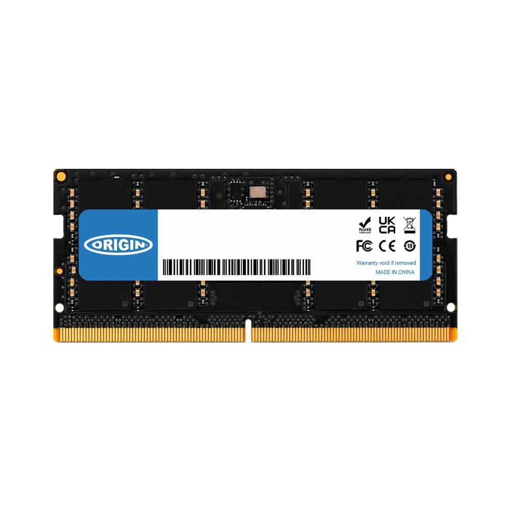 Origin Storage 32GB DDR5 4800MHz SODIMM 1Rx8 Non-ECC 1.1V memoria 1 x 32 GB (32GB DDR5 4800MHz SODIMM 1Rx8 Non-ECC 1.1V)