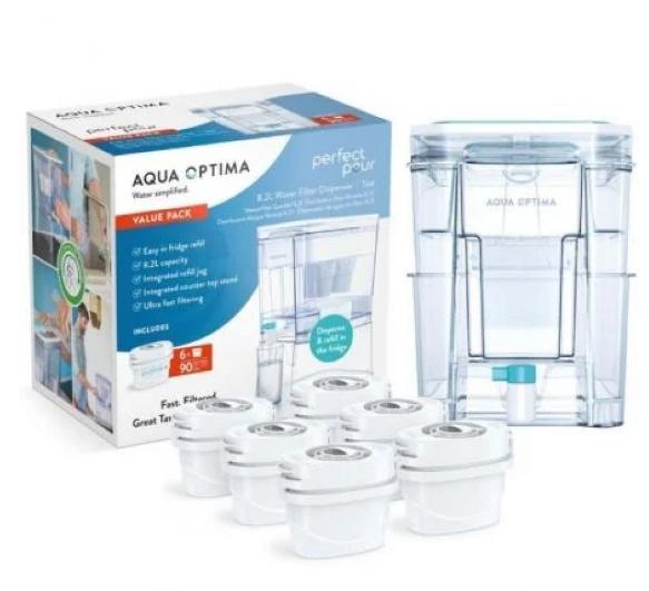 SERBATOIO ACQUA FILTRATA LAICA 8,2 L CON 6 FILTRI PER FRIGO O PIANO BANCO WD1001