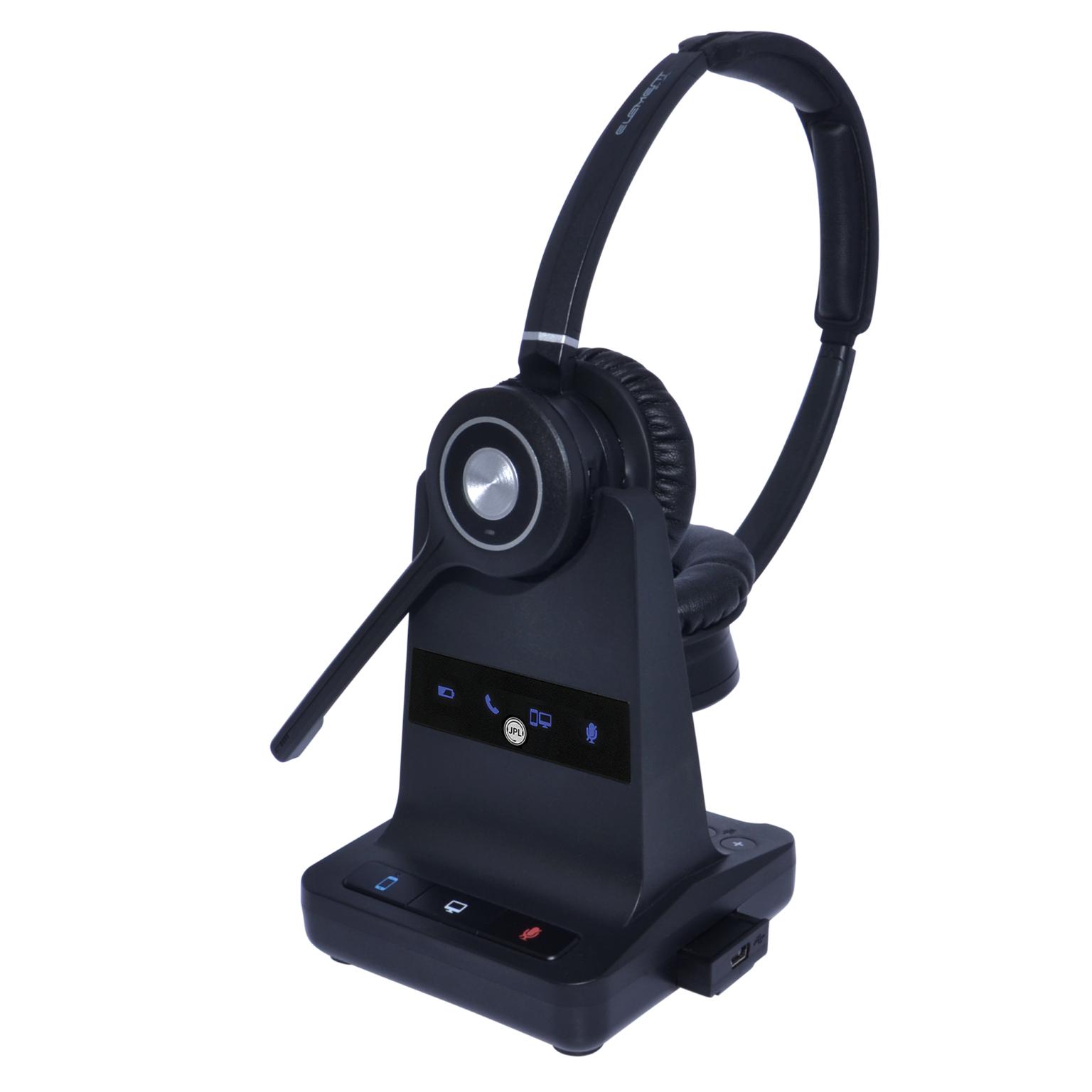 JPL JPL-Explore-USB-B Auricolare Wireless A Padiglione Ufficio Mini-USB Base di ricarica Nero (JPL EXPLORE STEREO DECT & USB)