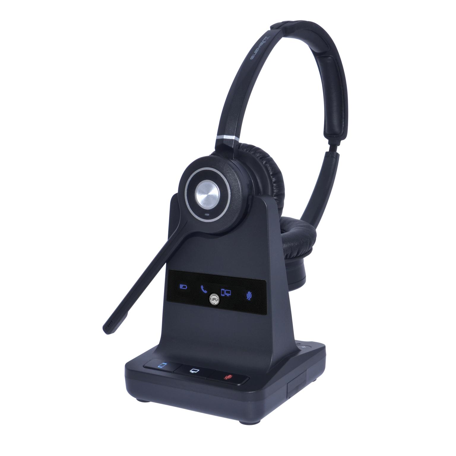 JPL JPL-Explore-B Auricolare Wireless A Padiglione Ufficio Base di ricarica Nero (JPL EXPLORE STEREO DECT HEADSET)