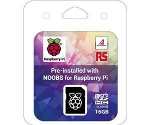 Pi Raspberry NOOBS microSDHC - 16GB Debian Jessie version - Warranty: 12M