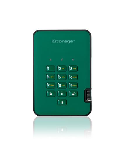 iStorage diskAshur 2 128 GB Verde (diskAshur2 SSD 256-bit 128GB - Green)