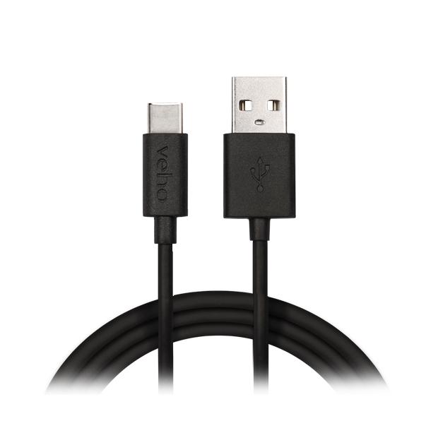 Veho VCL-003-C-1M cavo USB USB A USB C Nero