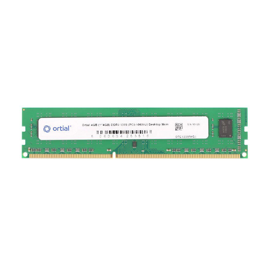 Ortial OTC133V04G1 memoria 4 GB 1 x 4 GB DDR3 1333 MHz